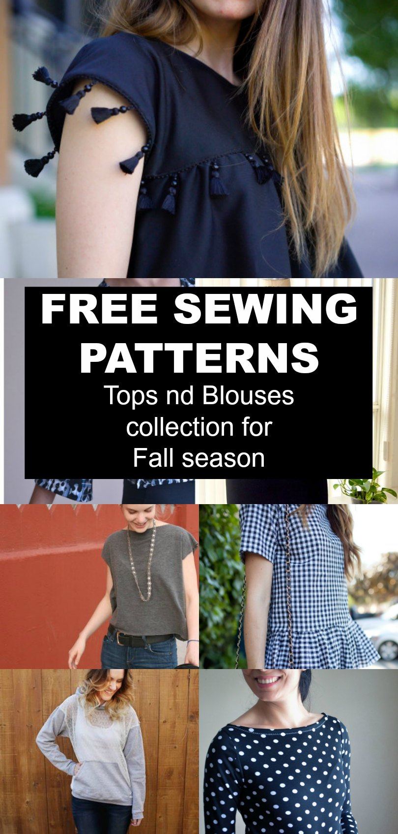 Tops And Blouses For The Fall Seaon - On The Cutting Floor inside Printable Free Blouse Patterns