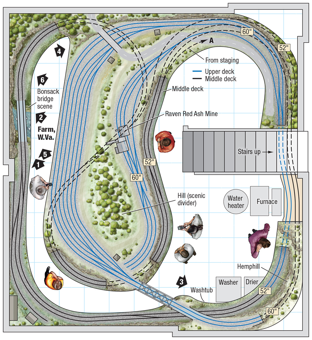 Track Plan Database - Trains within Ho Scale Buildings Free Printable Plans
