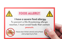 Travelling With Food Allergies? 🌮🚫 Try Custom Allergy Cards regarding Free Printable Allergy Cards