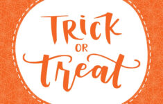 Trick Or Treat Printables – Let'S Diy It All – With Kritsyn Merkley inside Trick Or Treat Free Printable