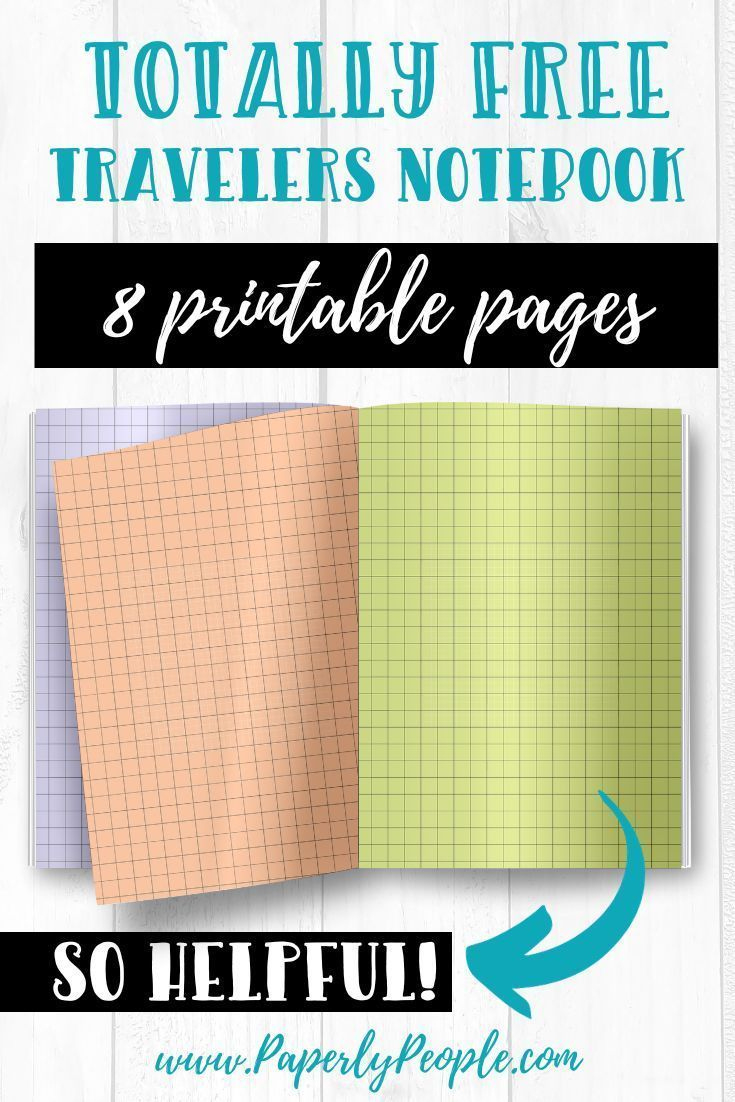 Ultimate Traveler&amp;#039;S Notebook Grid Inserts - Free Printable regarding Free Traveler&amp;#039;S Notebook Printables