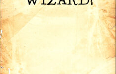 Undesirable No. 1 & Have You Seen This Wizard(S) 16 X 20 Inch for Have You Seen This Wizard Printable