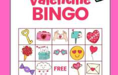 Valentine Bingo – Free Printable Valentine'S Day Game With 10 Cards! pertaining to Printable Valentine Bingo Cards