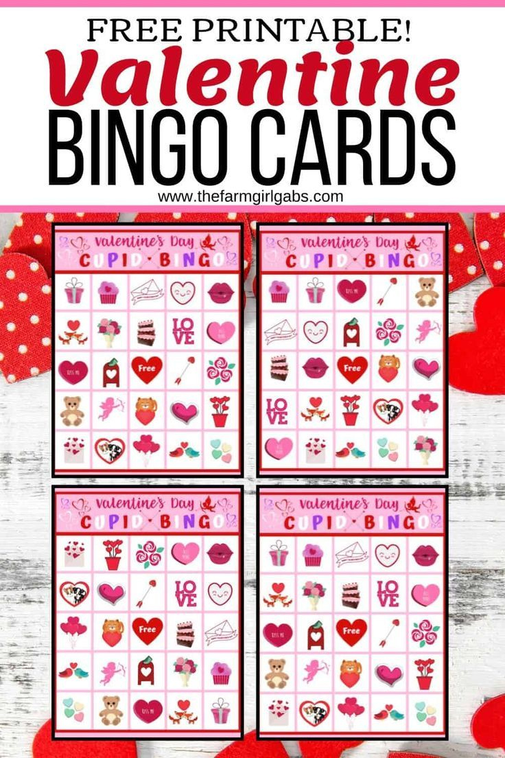 Valentine&amp;#039;S Day Cupid Bingo Cards throughout Free Printable Valentine Bingo Cards With Numbers
