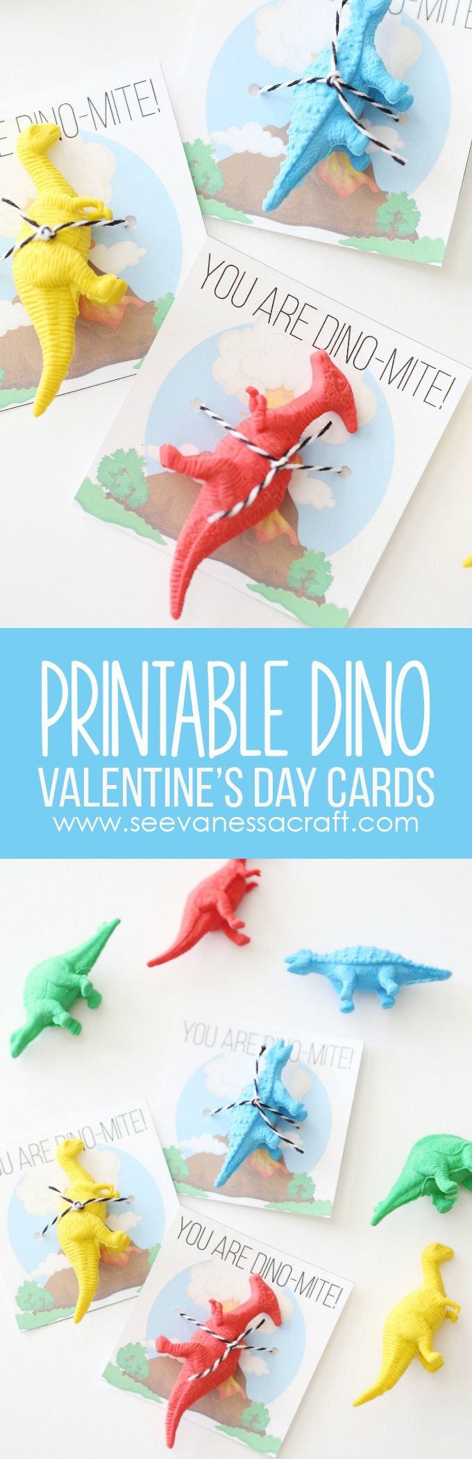 Valentine&amp;#039;S Day: Printable Dinosaur Cards For Kids - See Vanessa Craft pertaining to Free Printable Dinosaur Valentine Cards