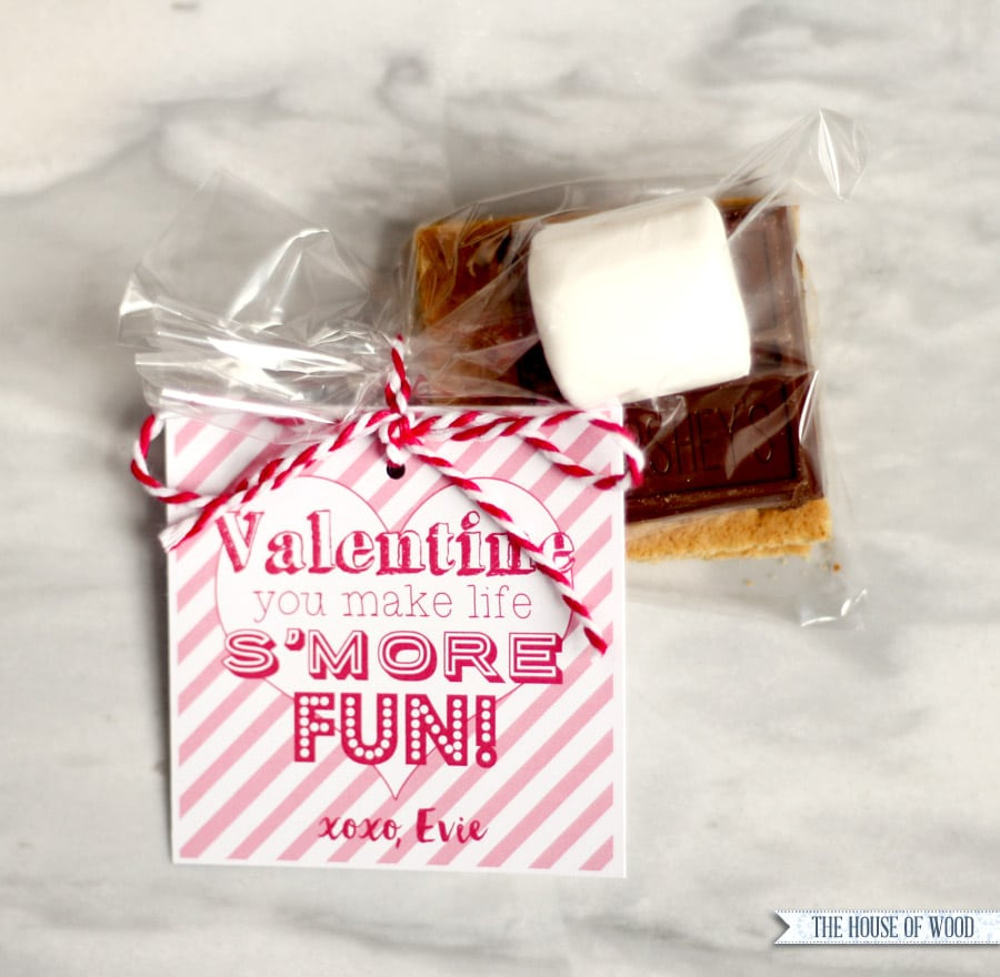 Valentine&amp;#039;S Day S&amp;#039;Mores pertaining to S Mores Valentines Free Printable