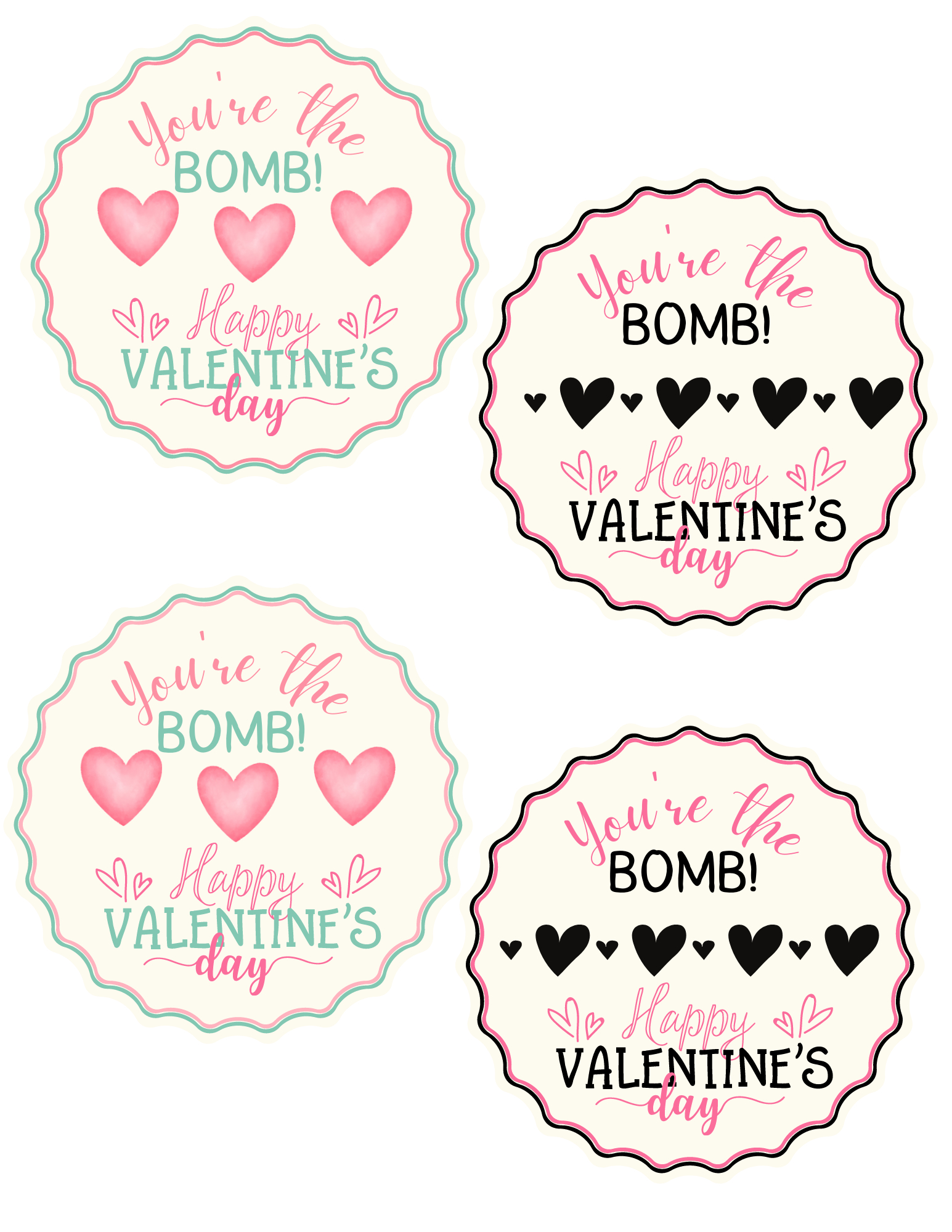 Valentine&amp;#039;S Day Teacher Gift With Free Printable Gift Tag - Life with regard to Free Printable Printable Valentine Tags For Teachers