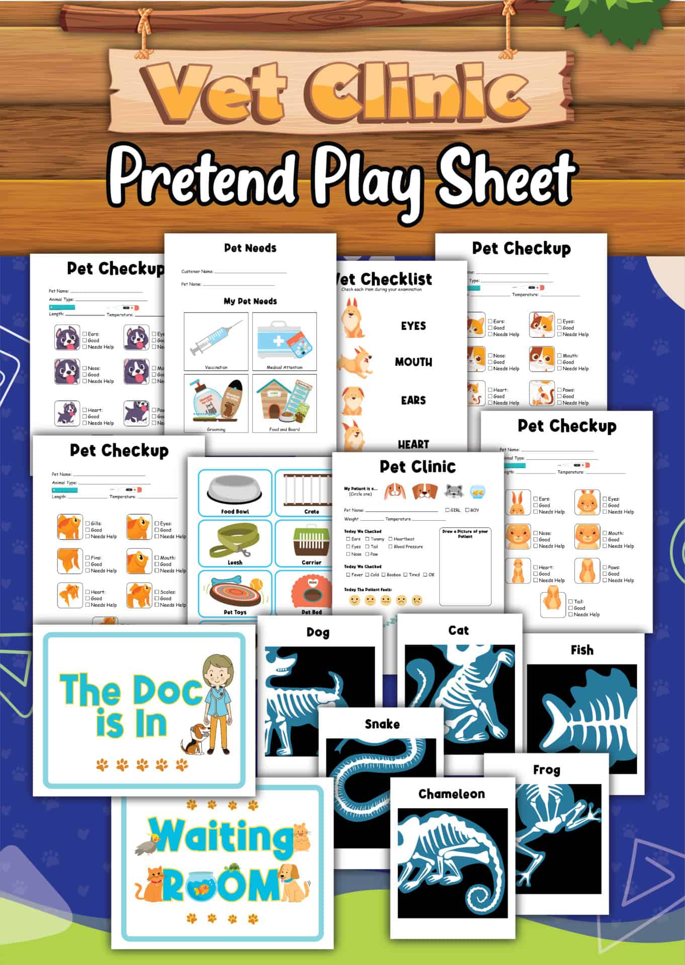 Vet Pretend Play Activities | Free Printable throughout Vet Role Play Free Printables