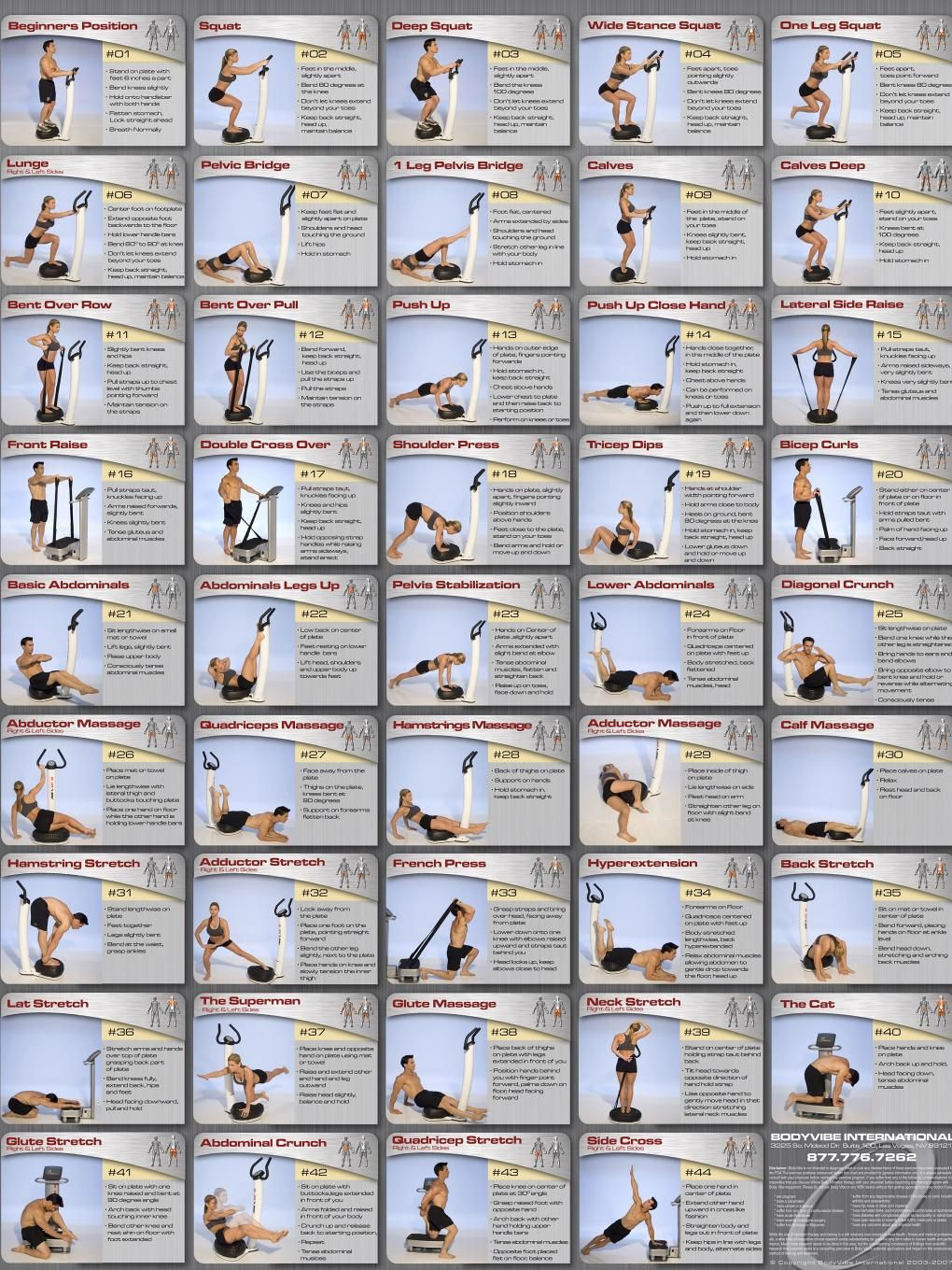 Vibration Plate Exercise Machine Printable Free Vibration Plate pertaining to Pdf Printable Free Vibration Plate Exercise Chart