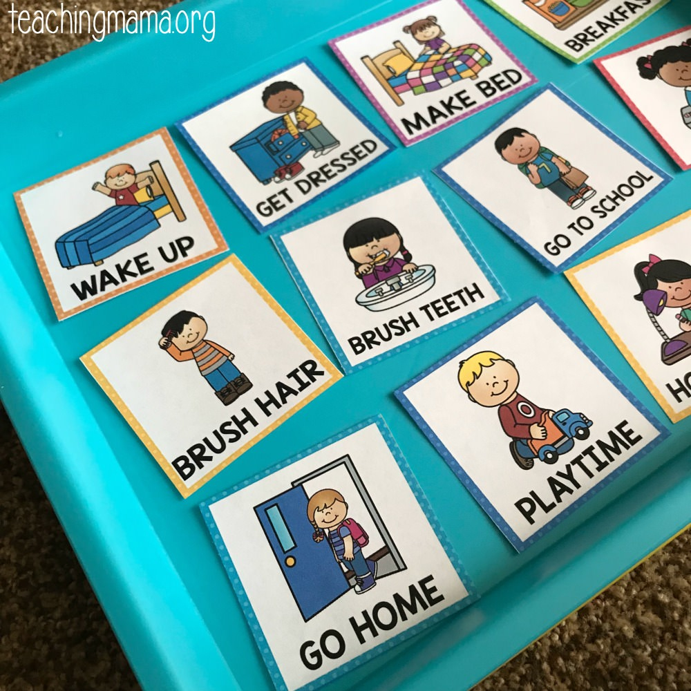 Visual Routine Cards For Before And After School with regard to Printable Routine Cards Free