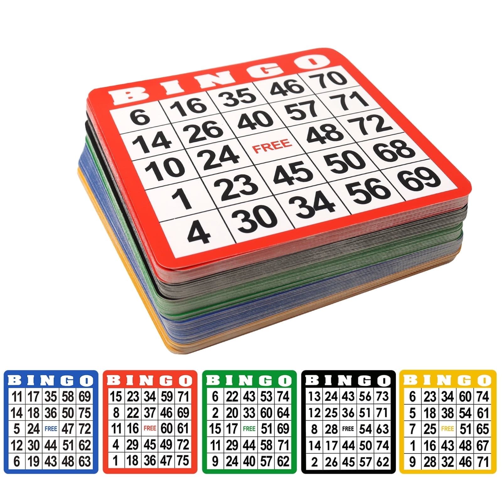 Walmart 180 Sheets Reusable Bingo Cards For Adults, Number Game intended for Bingo Cards For Sale