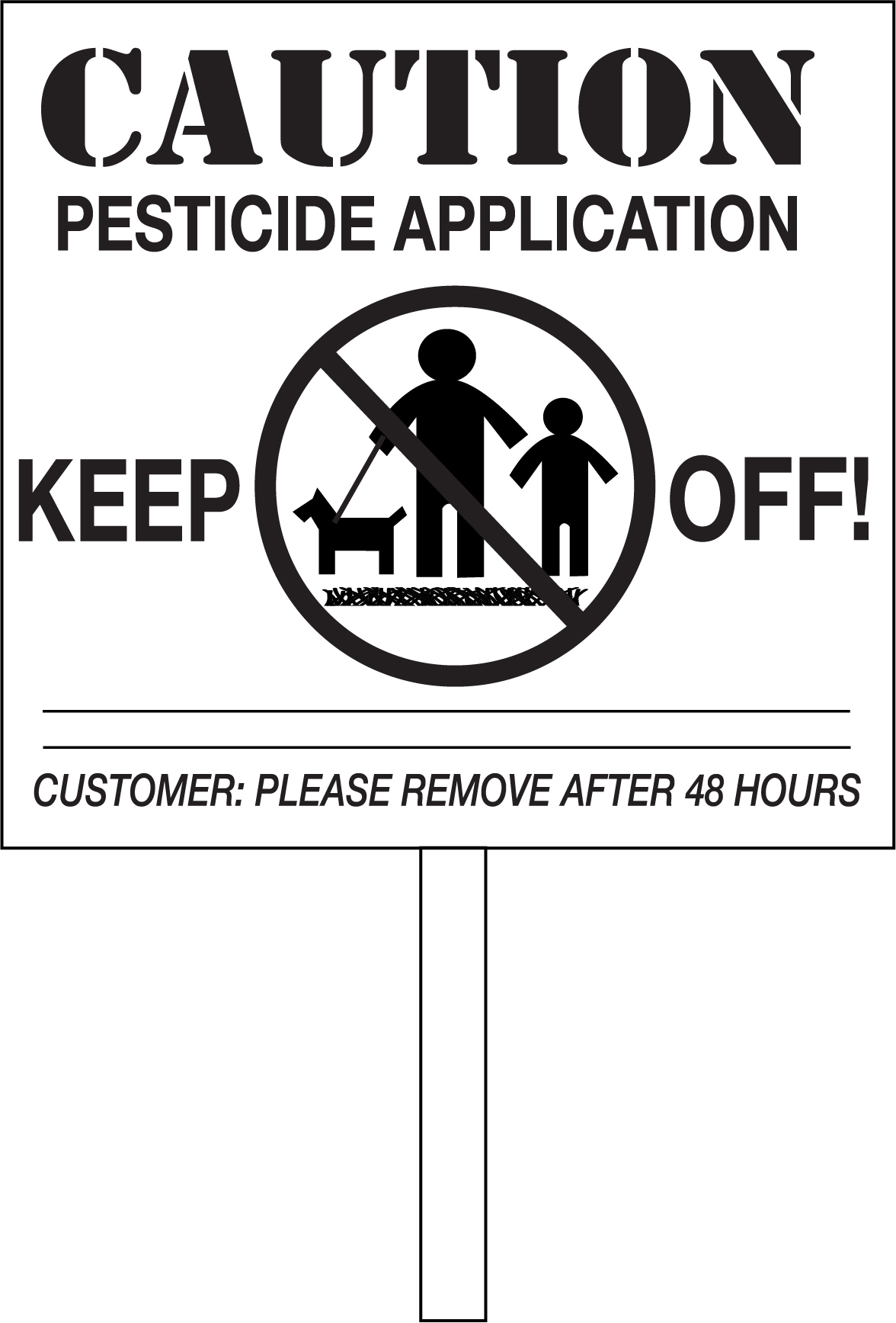 Warning Signs For Applying Pesticide To Turf | Minnesota for Printable Pesticide Warning Signs