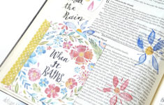 When It Rains" Free Bible Journaling Printable — Dots & Dust regarding Free Printable Bible Journal