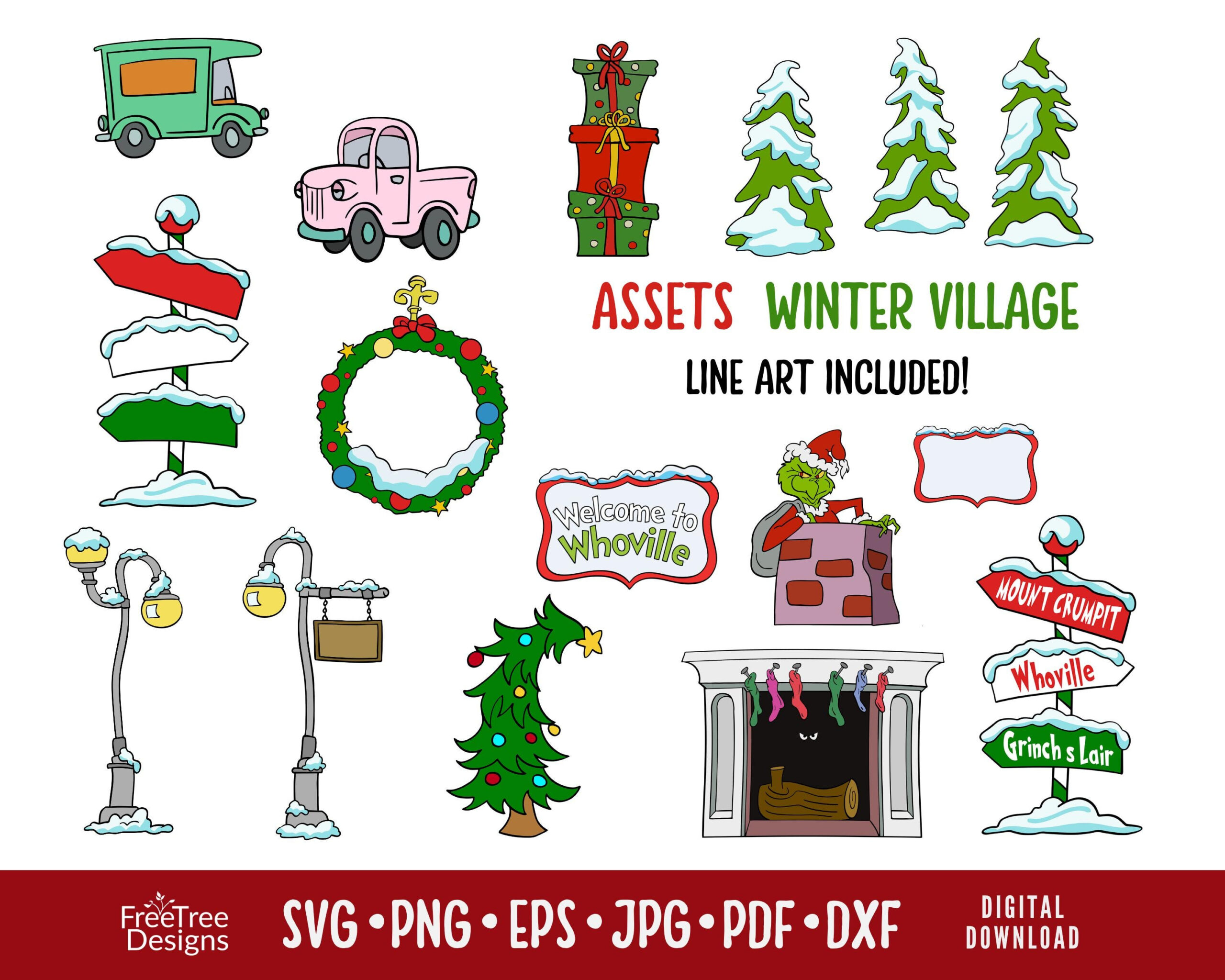 Whoville Printable - Etsy with Free Printable Whoville Signs