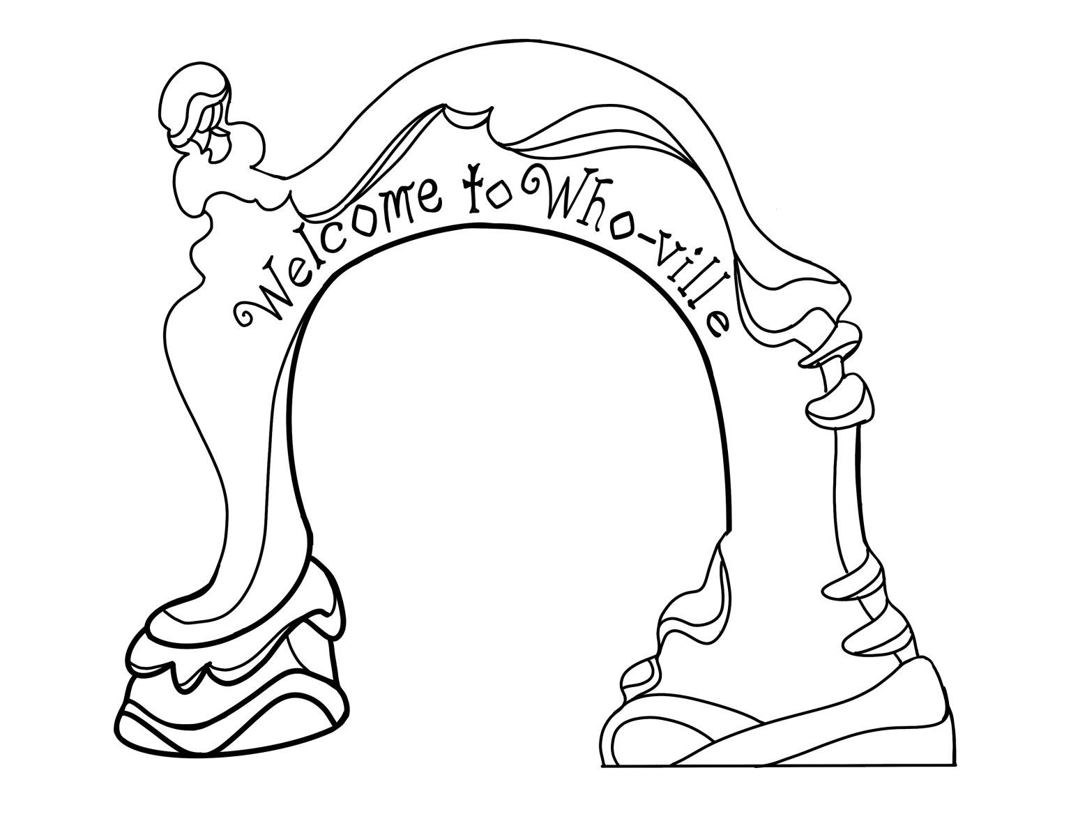 Whoville Sign Diy Pattern - The Grinch Who Stole Christmas Sign pertaining to Free Printable Whoville Signs
