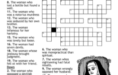 Women Of The Bible Crossword Puzzle – Wordmint pertaining to Printable Christian Crossword Puzzles