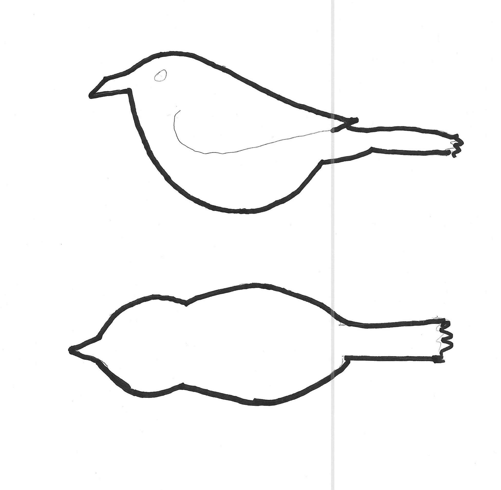 Wren Woodcarving Pattern regarding Printable Bird Carving Patterns