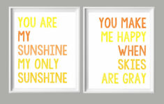 You Are My Sunshine Free Printables inside You Are My Sunshine Free Printables