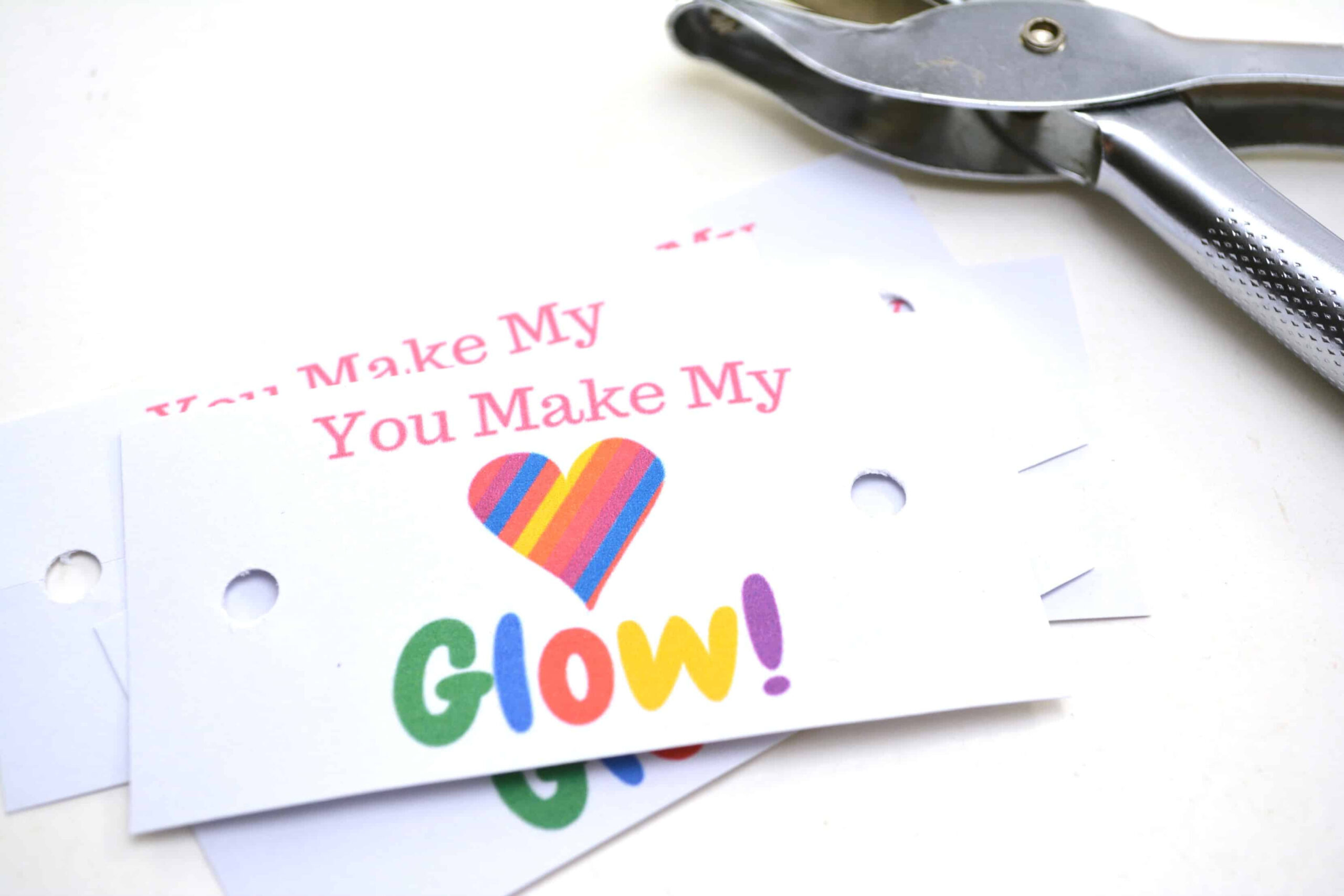 You Make My Heart Glow” Free Printable Valentine&amp;#039;S Day Cards in You Make My Heart Glow Free Printable