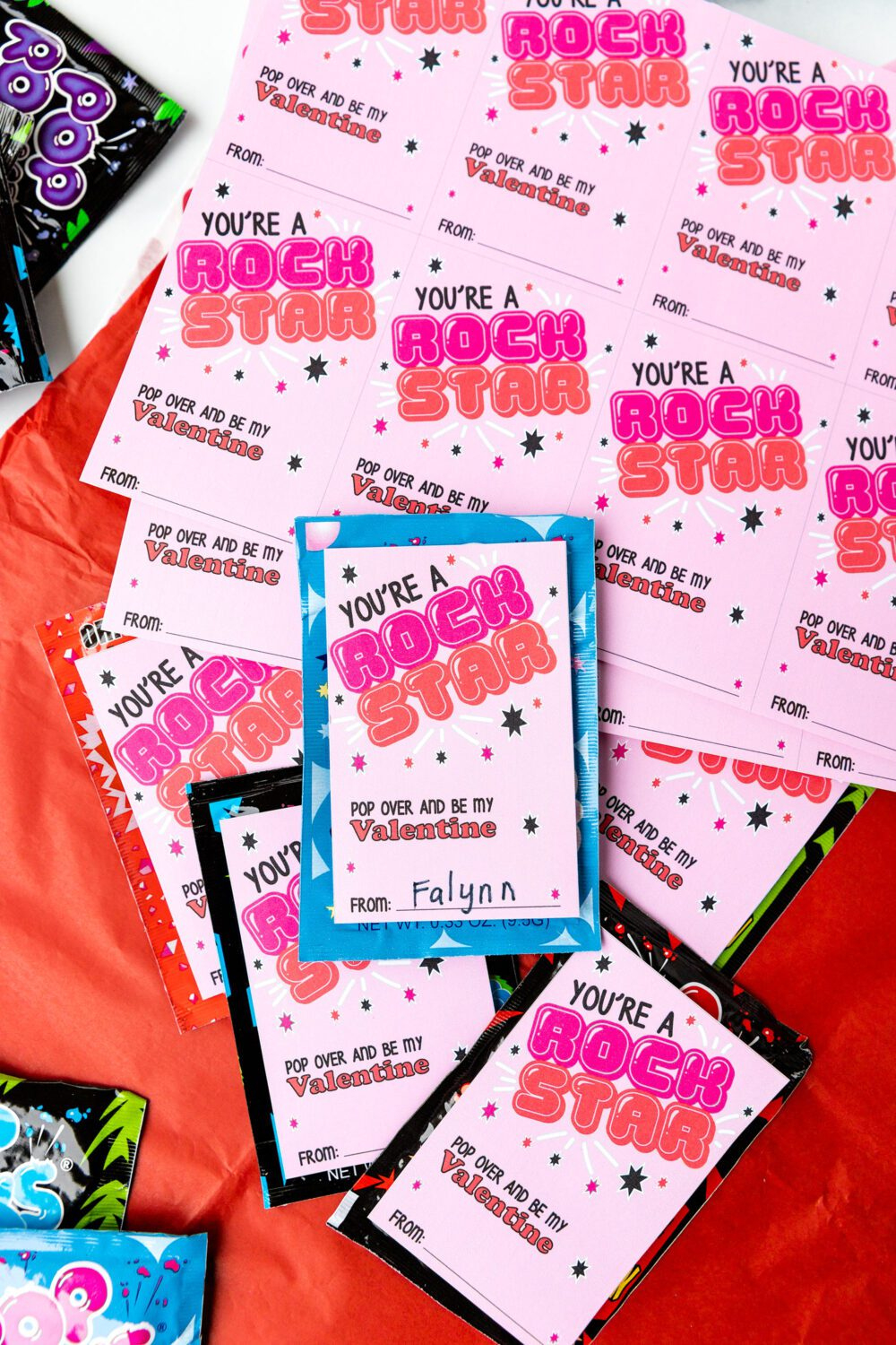 You&amp;#039;Re A Rock Star Valentine&amp;#039;S Day Printable - The Super Mom Life for Pop Rocks Valentine Free Printable