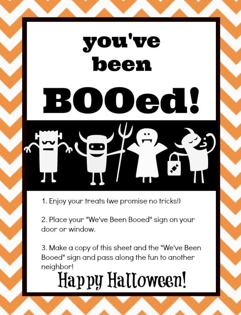 You&amp;#039;Ve Been Booed! Free Printables - South Georgia Style with Boo Bag Tags Printable Free