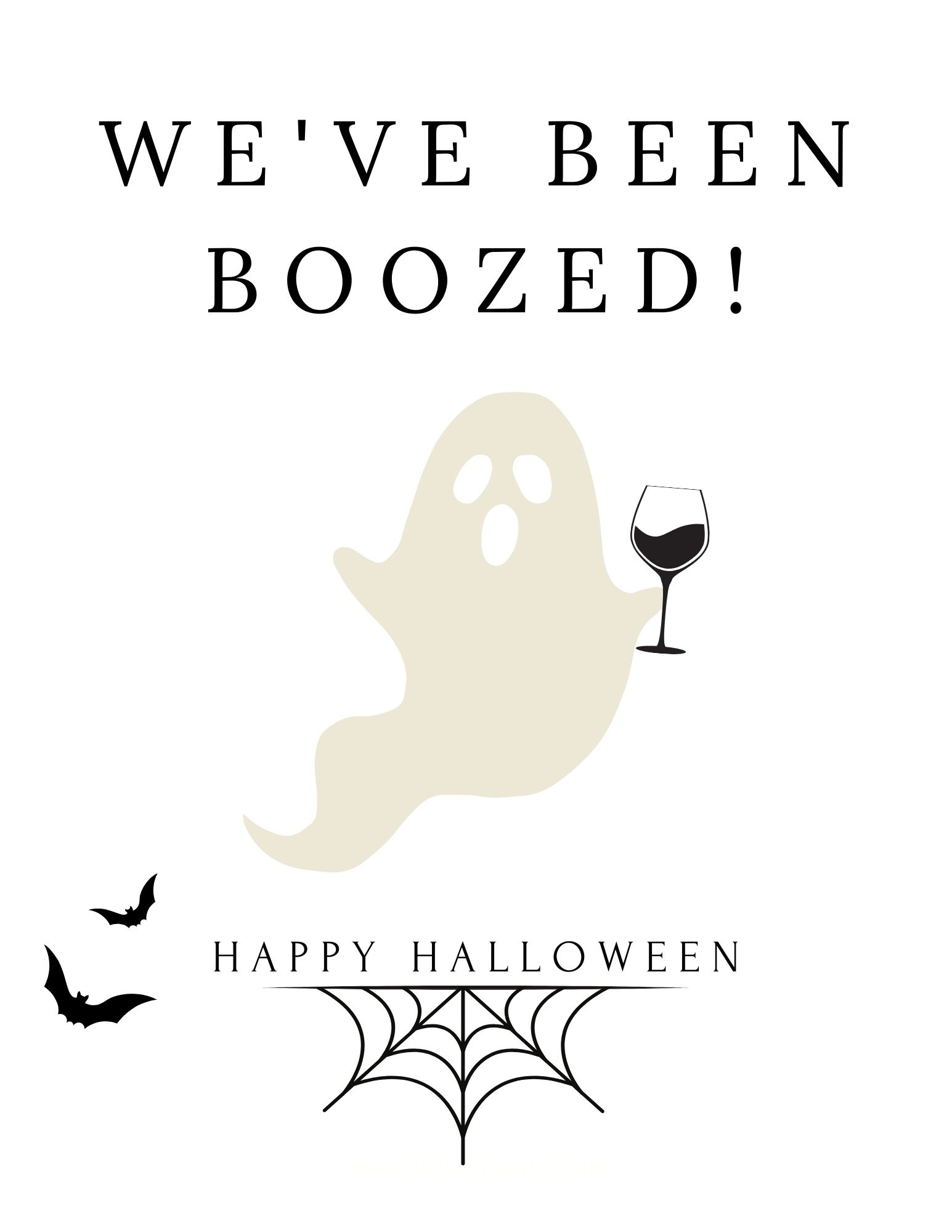 You&amp;#039;Ve Been Boozed Wine Game! (Free Printables) for We Ve Been Boozed Free Printable