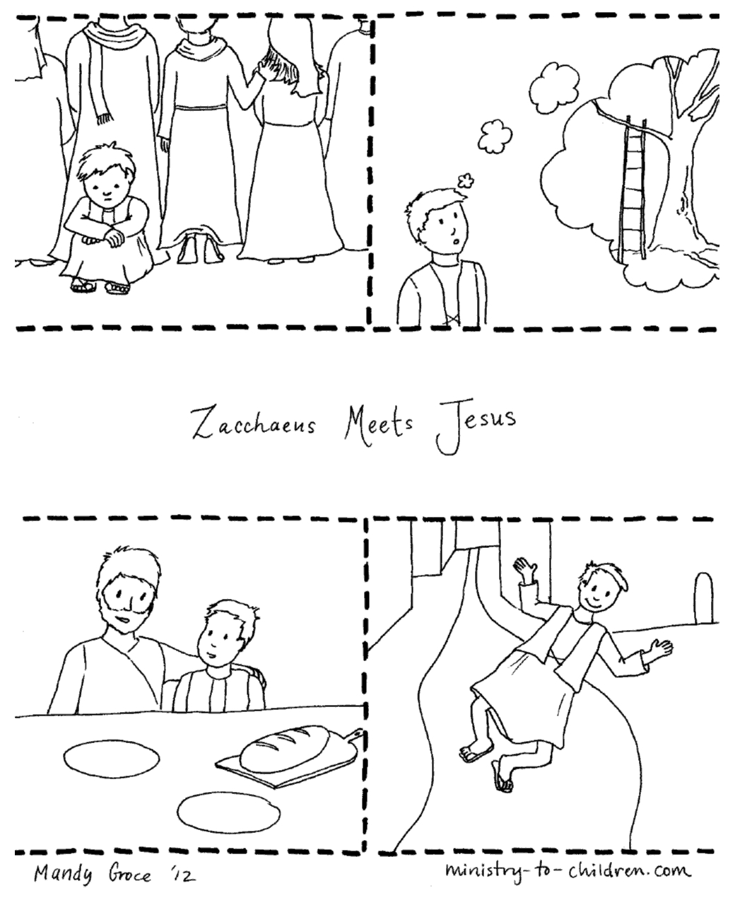 Zacchaeus Crafts For Sunday School (Luke 19:1-10) Craft Activities in Free Printable Zacchaeus Craft